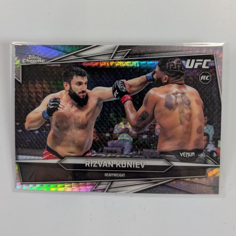 2026 Topps Chrome UFC Rizvan Kuniev #164 RC Prism Refractor Parallel Hobby